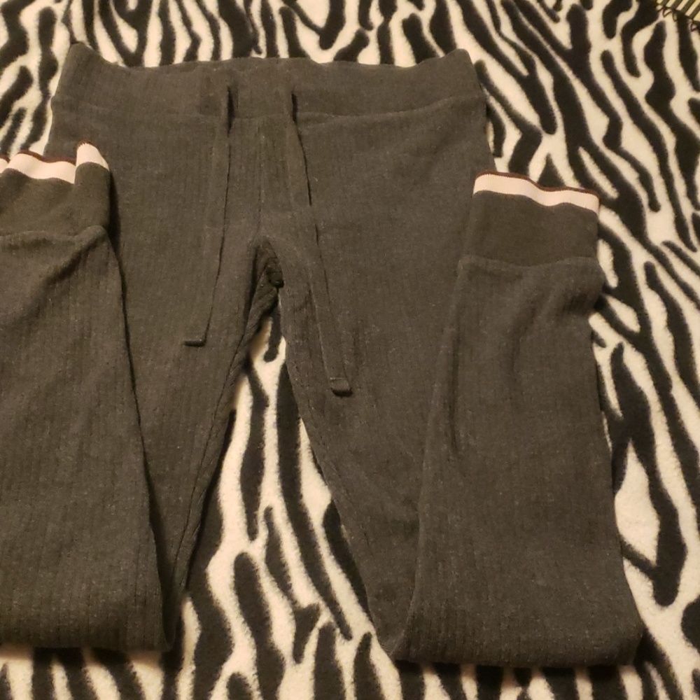 Body gap leggings, charcoal heath size S
